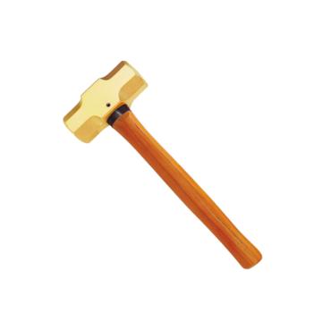 Raxwell 防爆新型木柄八角锤（重型），铝青铜，RTAH0132 2500g 售卖规格：1把