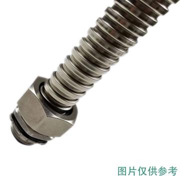 巨尔达 不锈钢外螺纹金属软管接头，JED-XY-100726HN φ10mm M20 售卖规格：1个