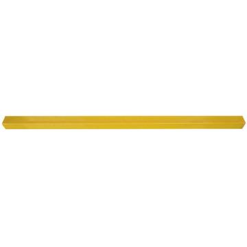安赛瑞 PVC护墙角，塑料装饰条，直角墙拐角包边条，5x5x120cm，黄色，1B00419 售卖规格：1个