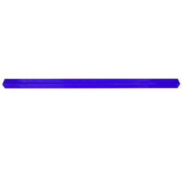 安赛瑞 PVC护墙角，塑料装饰条，直角墙拐角包边条，5x5x120cm，蓝色，1B00421 售卖规格：1个