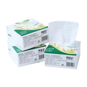 派洁士 2层100抽塑包面巾纸，XM08 售卖规格：160包/箱