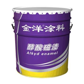 金洋/JY 醇酸磁漆，JY-P1-3，黑色，18kg/桶 售卖规格：18千克/桶