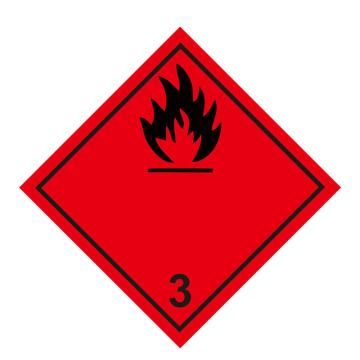 安赛瑞 危险品运输警示标签贴纸，超级易燃液体，1H01448 售卖规格：2张/包
