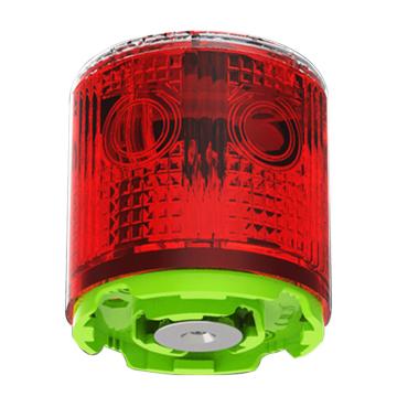 安赛瑞 太阳能警示灯，闪烁路障爆频信号，高空塔机夜间施工灯，红色，机械闪烁磁钢款，1D00071 售卖规格：1个