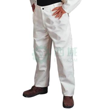 威特仕 焊接工作裤，33-9500-XXXL 白色帆布工作裤 售卖规格：1件