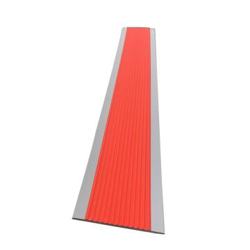安赛瑞 PVC软胶楼梯踏步止滑条，红线灰底，6cmx1m，1A00063 售卖规格：1条