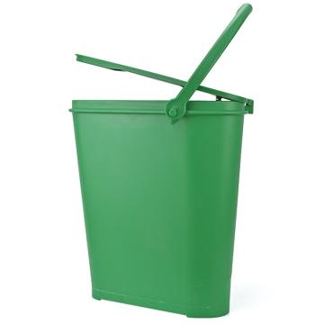 食安库/SHIANKU 食品级清洁工具带刻度水桶，74212 绿色 桶盖 售卖规格：1个