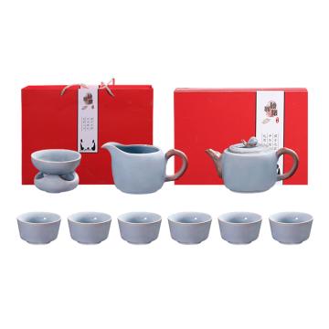 八方礼 整套茶具，BFLLQGY2019-10 慢舞人生茶具套装10入 售卖规格：1件