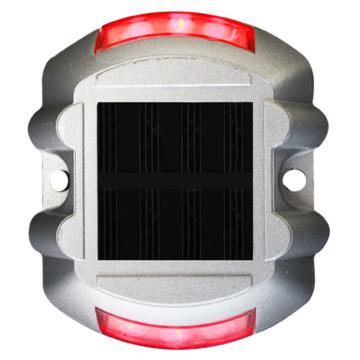 安赛瑞 太阳能LED道钉，交通设施道路轮廓标，引导警示路标，频闪，红色，1H01782 售卖规格：1个