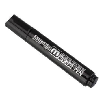 齐心 物流记号笔，MK818黑 线幅2.0mm 12PCS/盒 售卖规格：1盒
