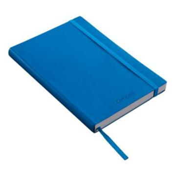 齐心 Compera皮面笔记本，C8003蓝 A6 146页 售卖规格：1本