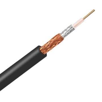 海乐 高频同轴电缆SYV50-5射频线馈线，SYV50-5 铜芯直径1.37mm 纯铜128编 100米/卷 售卖规格：1卷