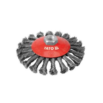 易尔拓/YATO 盘型扭丝钢丝轮，YT-4764 Φ125MM，M14×2.00螺纹 售卖规格：1个