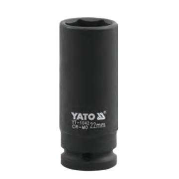 易尔拓/YATO 1/2"六角风动长套筒，YT-1041 21mm 售卖规格：1个