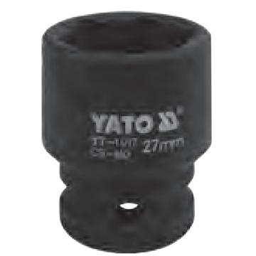 易尔拓/YATO 1/2"六角风动套筒，YT-1009 19mm 售卖规格：1个