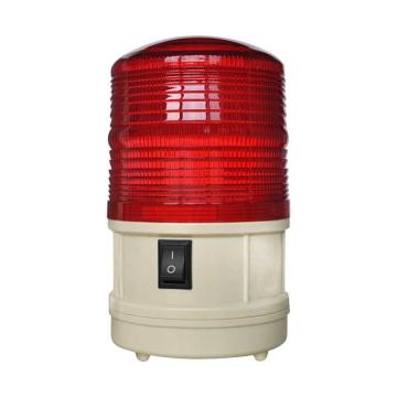 安赛瑞 磁吸式警示灯，报警灯LED频闪干电池有声警告灯，安保岗亭信号灯，红色，1H01150 售卖规格：1个