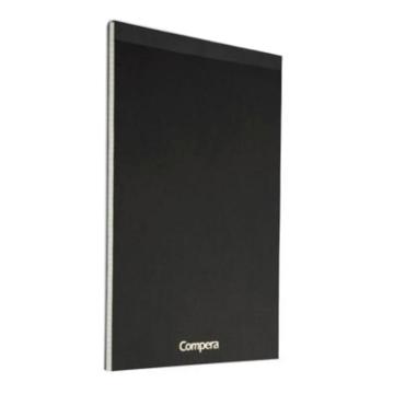 齐心 Compera商务拍纸本，C8206黑 A5 80张 售卖规格：1本