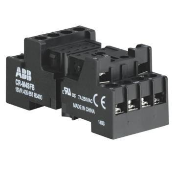 ABB CR-M系列插拔式中间继电器底座，CR-M4SFB 售卖规格：1个