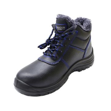汉盾 保暖内衬中帮安全鞋，防砸防刺穿防静电，HD-SH3476-45 售卖规格：1双