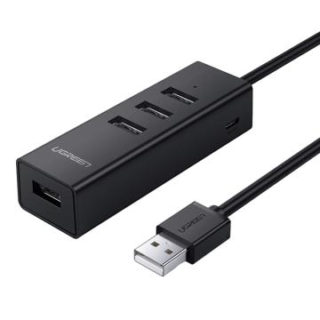 绿联/UGREEN USB2.0转4口HUB分线器，CM342（80334） 0.5m 售卖规格：1个