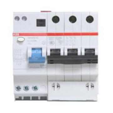 ABB 微型剩余电流保护断路器，GSH203 A S-B50/0.3 GSH203 3P 50A B型 300mA A，10174690 售卖规格：1个