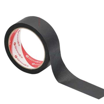 晶华 彩色美纹纸胶带，JM357-50 60mm*20m 黑色，厚度140μ 售卖规格：1卷