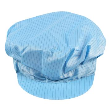 翰洋洁净 防尘防静电工作帽，KL-3010 女款 蓝色 售卖规格：1个