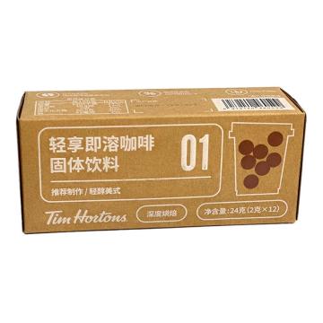 TIMS（天好） 咖啡粉冻干1号，轻醇美式风味2g*12 （一件代发） 售卖规格：1盒