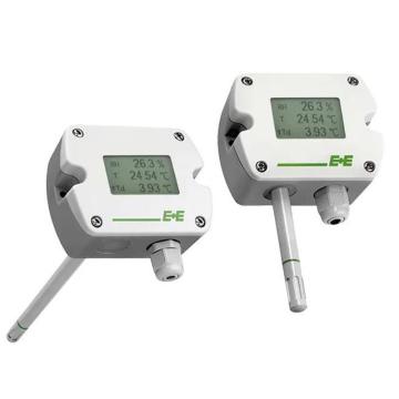 E+E 温湿度传感器，EE210-M1T3A6D1SBL0SBH50+EE215-HTXD（双通道温度0-50℃）安装：分体式延长线5m