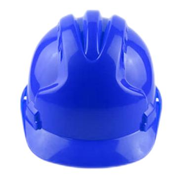 汉盾 三筋HDPE透气安全帽，HD-HT35 蓝色 带透气孔，无反光条，新旋钮帽衬，Y型下颚带 售卖规格：1顶