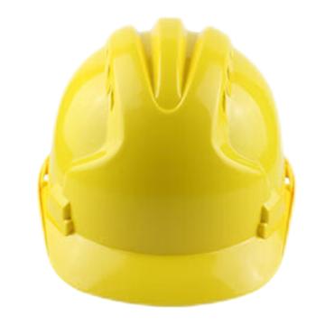 汉盾 三筋HDPE透气安全帽，HD-HT35 黄色 带透气孔，无反光条，新旋钮帽衬，Y型下颚带 售卖规格：1顶