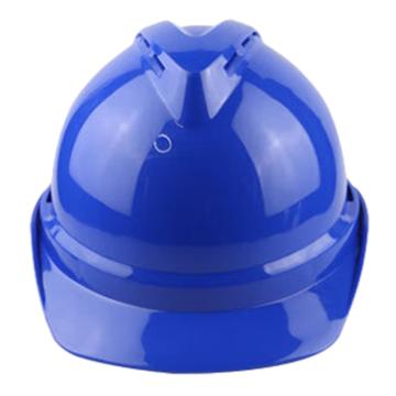 汉盾 V型HDPE透气型安全帽，HD-HT26 蓝色 带透气孔，新旋纽帽衬，Y型下颚带 售卖规格：1顶