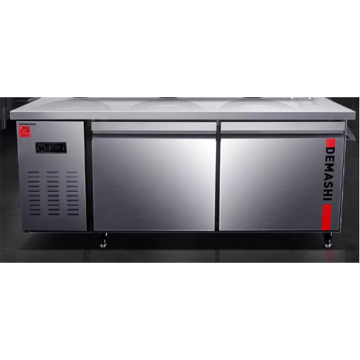 德玛仕 冰柜商用工作台保鲜操作台卧式冰箱冷藏柜，标准款（1.8*0.8*0.8双温款）-TD0.4L2S