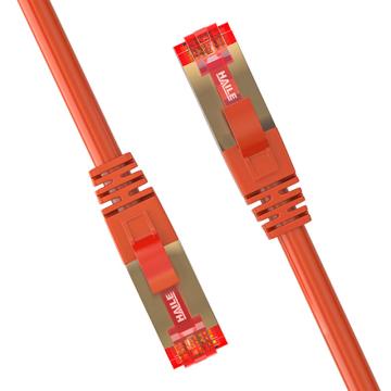 海乐 内外网转换屏蔽网络跳线2米，HP-517-2M(红A) 售卖规格：1根