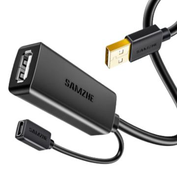 山泽 USB2.0延长线，TKD-10U USB2.0信号放大线 10米 售卖规格：1条