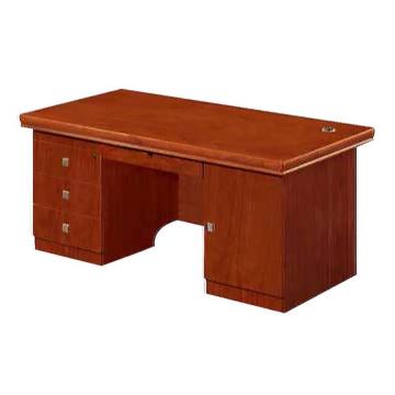 企诺 经理油漆办公桌木质实用电脑桌职员桌，QN-LK-LT1407-1（带中抽） 单人带抽屉 1400W*700D*760H 售卖规格：1张