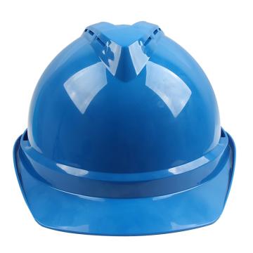 梅思安MSA V-Gard ABS豪华型安全帽，10172480，蓝 超爱戴帽衬 D型下颏带