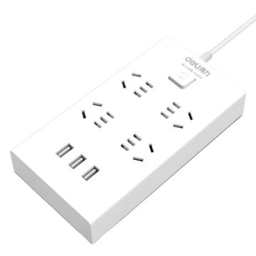 得力 USB智能插座，18282-03 售卖规格：1个
