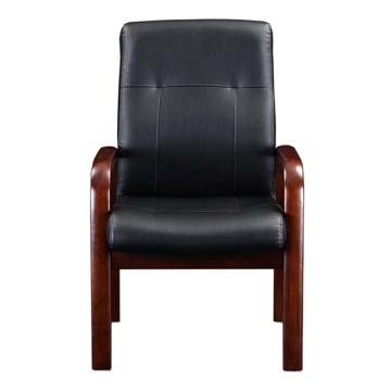 企诺 木质皮革办公椅会议椅，QN-SA105CH 630*700*980mm 售卖规格：1张