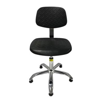 功成狮 防静电升降工作椅，GSPC0005 可调节高度600-800mm，电镀五星脚固定脚垫，黑色 售卖规格：1个