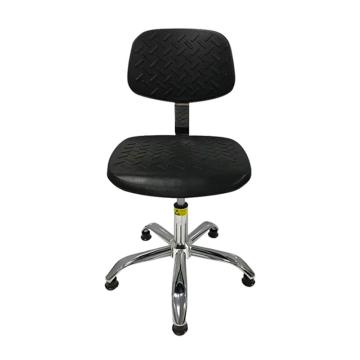 功成狮 防静电升降工作椅，GSPC0003 可调节高度480-680mm，电镀五星脚固定脚垫款，黑色 售卖规格：1个