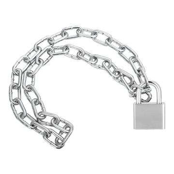 炬芯 防剪链条锁，型号：ZLY450A 长50cm粗6mm链条+宽40mm仿不锈钢锁 通开 售卖规格：1个