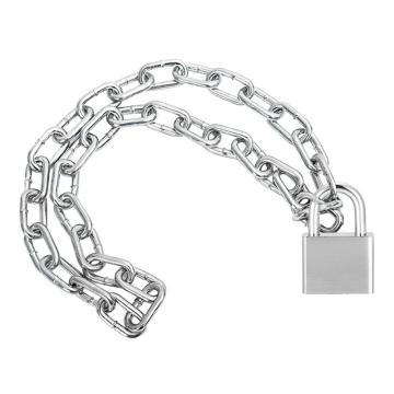 炬芯 304不锈钢链条锁，型号：SLY350D 长0.5m粗4mm不锈钢链条+宽30mm304不锈钢锁 不通开 售卖规格：1个
