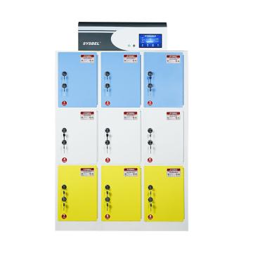 西斯贝尔/SYSBEL 三列三层净气组合安全存储柜（WIFI版），型号：WA630133W 售卖规格：1个