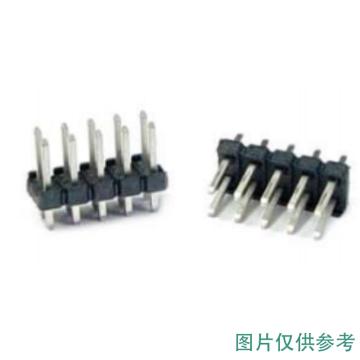 盛凌 普通方脚插针-10PIN-双排-直式，1240-051-28-3