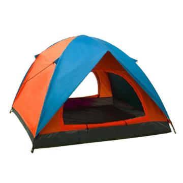 三极户外 野营拼色露营双层搭建帐篷，TP1112 橘色 210cm*130cm 售卖规格：1顶