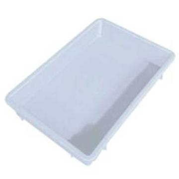 英达斯贝克 塑料方盘，4#方盘 外尺寸:370×250×65mm,白色 售卖规格：1个