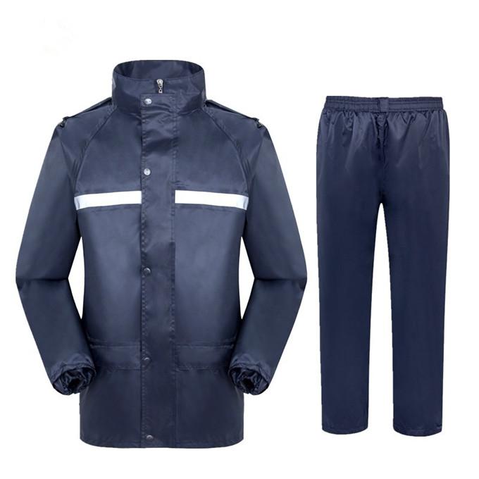 燕王 分体雨衣套装，YW837 4XL 黑色 涤丝纺 售卖规格：1套