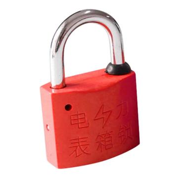 炬芯 塑钢电力表箱锁，型号：P35201D 红色不通开 锁体宽35mm 锁钩净高20mm 售卖规格：1个