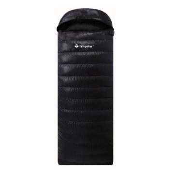 三极户外 信封式鸭绒睡袋，TP2938 信封式3kg黑色 210*80cm 售卖规格：1条